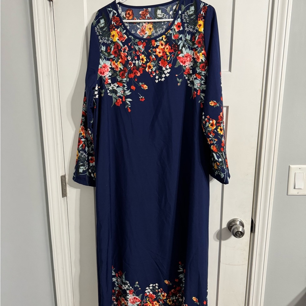Floral Navy Dress